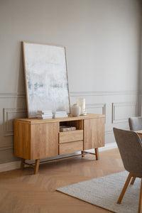 BROOKLYN Sideboard 160CM – Oak – room setting 1