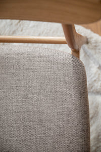 RODHAM Set of 2 Chairs – oak/grey beige – 7