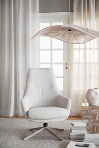 Conroe Swivel Armchair – Light Beige – Default Title – 2