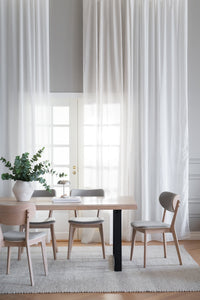 BROOKLYN U Legs Dining Table 170CM/270CM – Whitewash oak / Standard table – 170 cm – 3