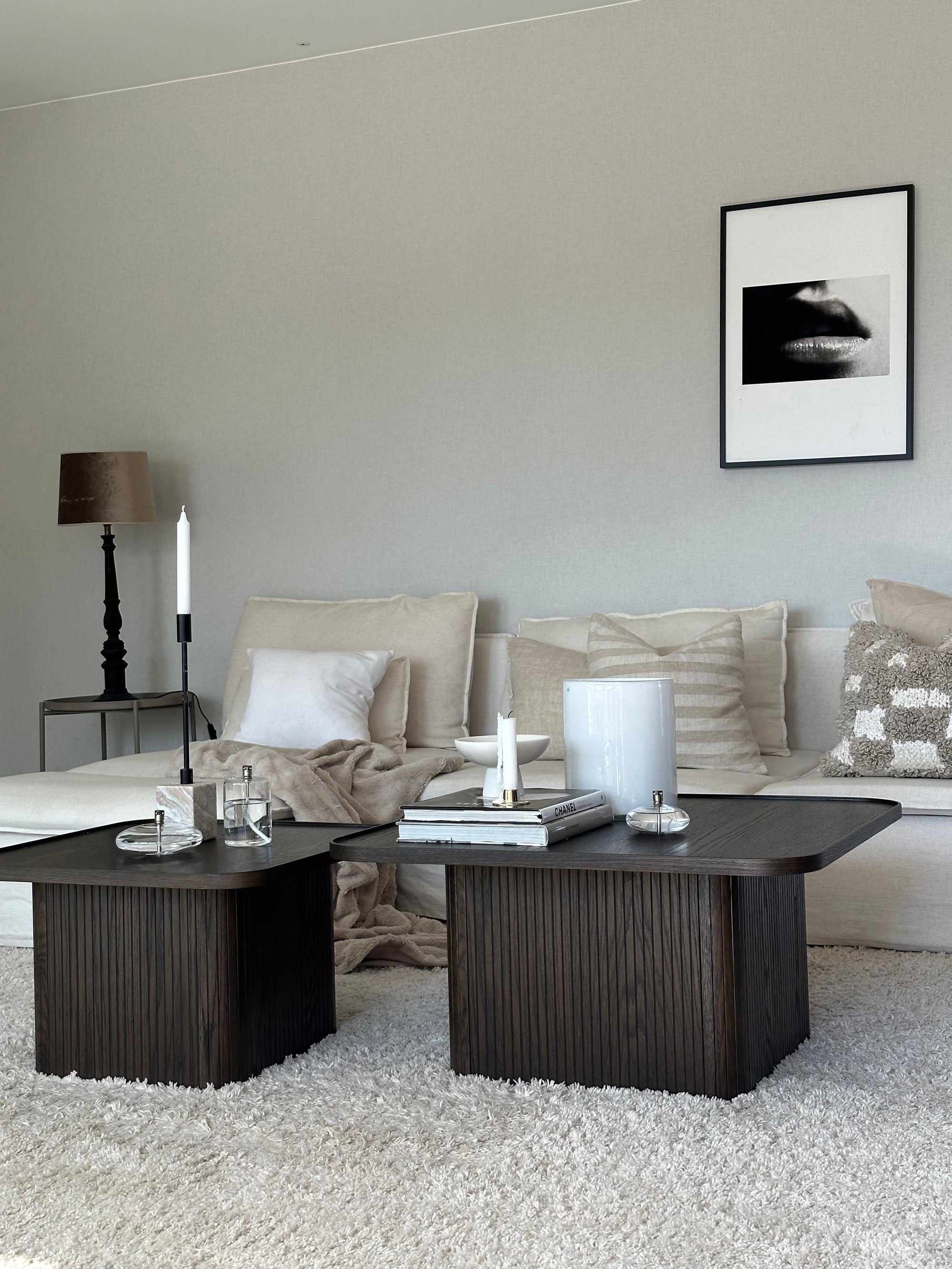 SULLIVAN Coffee Table 60CM & 80CM – Small – 60 x 60 cm / Brown Oak – 5