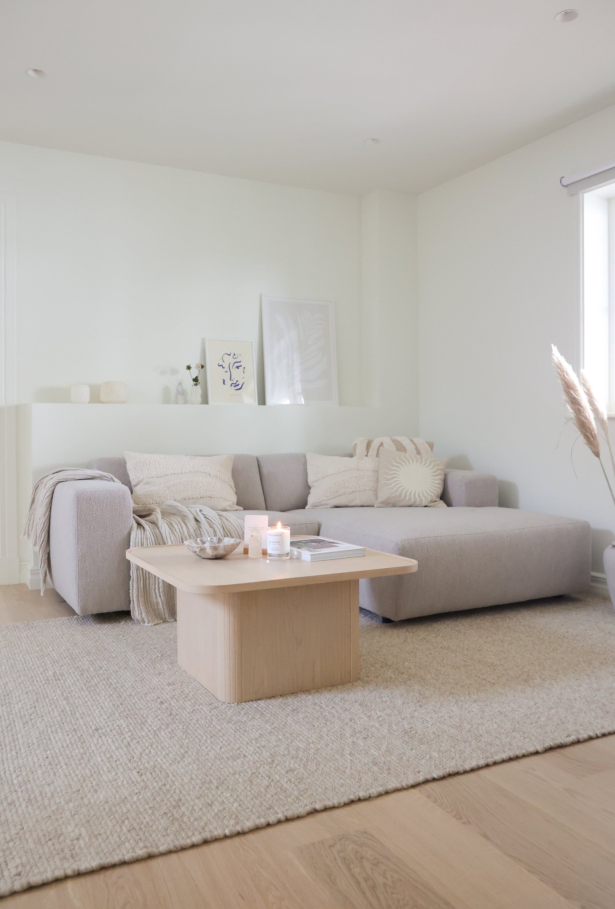 Willard 3-Seater Modular Sofa with Chaise Longue – Light Beige / Right-hand chaise – 2