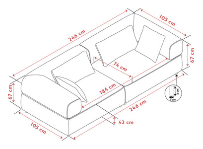 Falkner 3-Seater Sofa – Light Beige – Default Title – 13