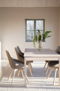 Gardner Dining Table, White Pigmented Oak, 200 to 300 cm – Standard 200 CM – 2