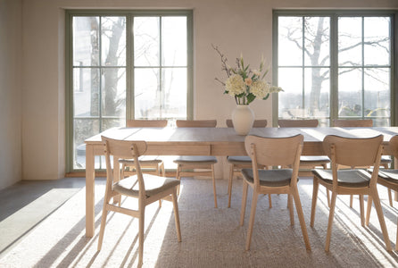 Gardner Dining Table, White Pigmented Oak, 200 to 300 cm – Standard 200 CM – 5