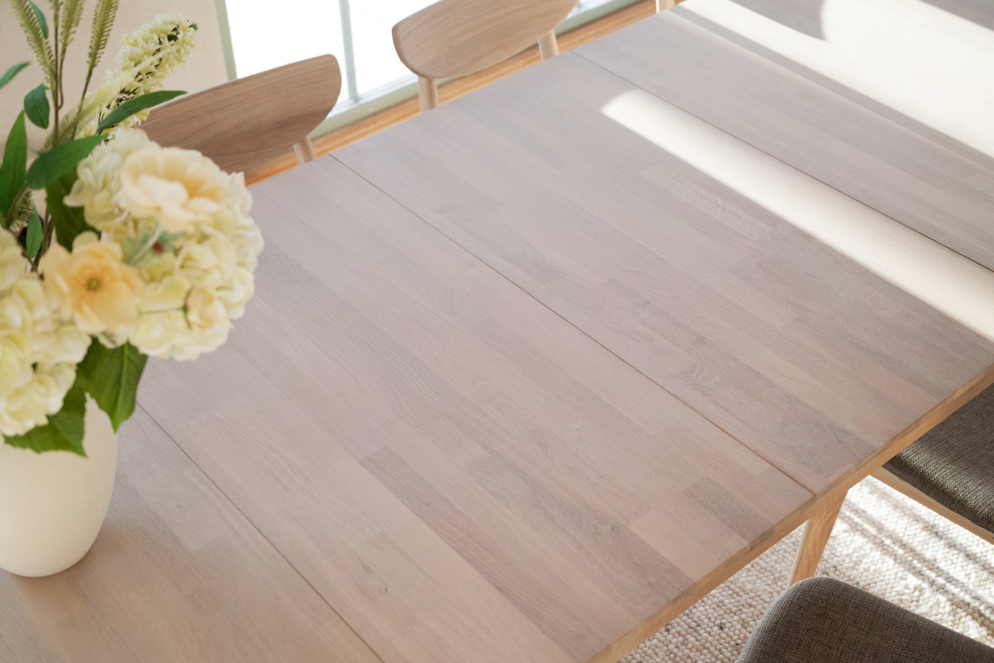 Gardner Dining Table, White Pigmented Oak, 200 to 300 cm – Standard 200 CM – 7
