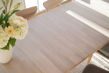Gardner Dining Table, White Pigmented Oak, 200 to 300 cm – Standard 200 CM – 7