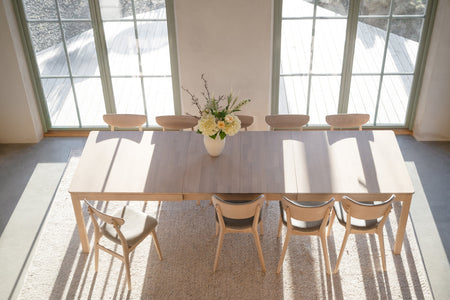 Gardner Dining Table, White Pigmented Oak, 200 to 300 cm – Standard 200 CM – 6