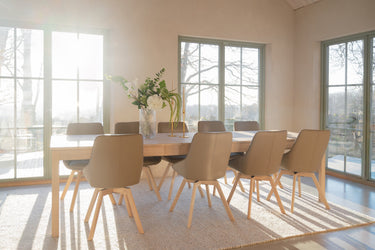 Gardner Dining Table, White Pigmented Oak, 200 to 300 cm – Standard 200 CM – 3