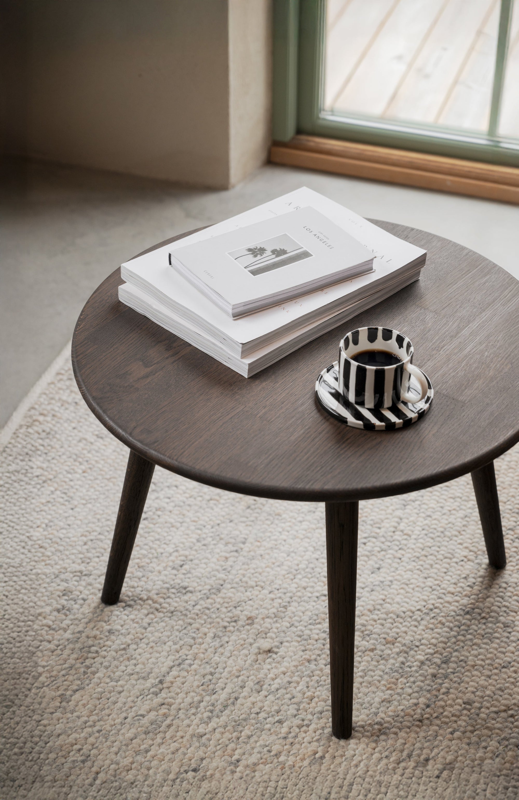 Tompkins Round Coffee Table Ø60 cm – Brown Oak – 4