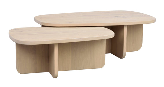 Billings Coffee Table 89 x 59 cm – Whitewash Oak – 10