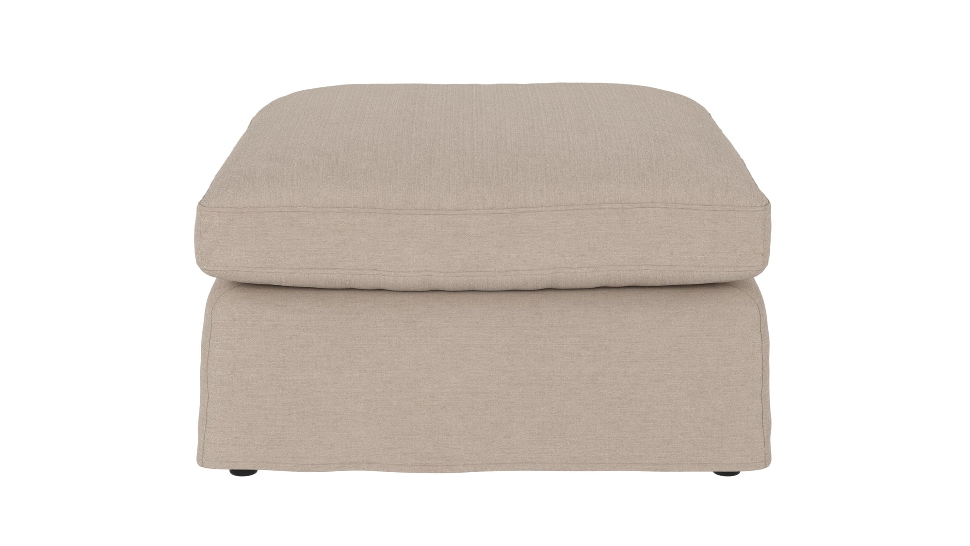 Peyton Footstool – Beige – Default Title – 1