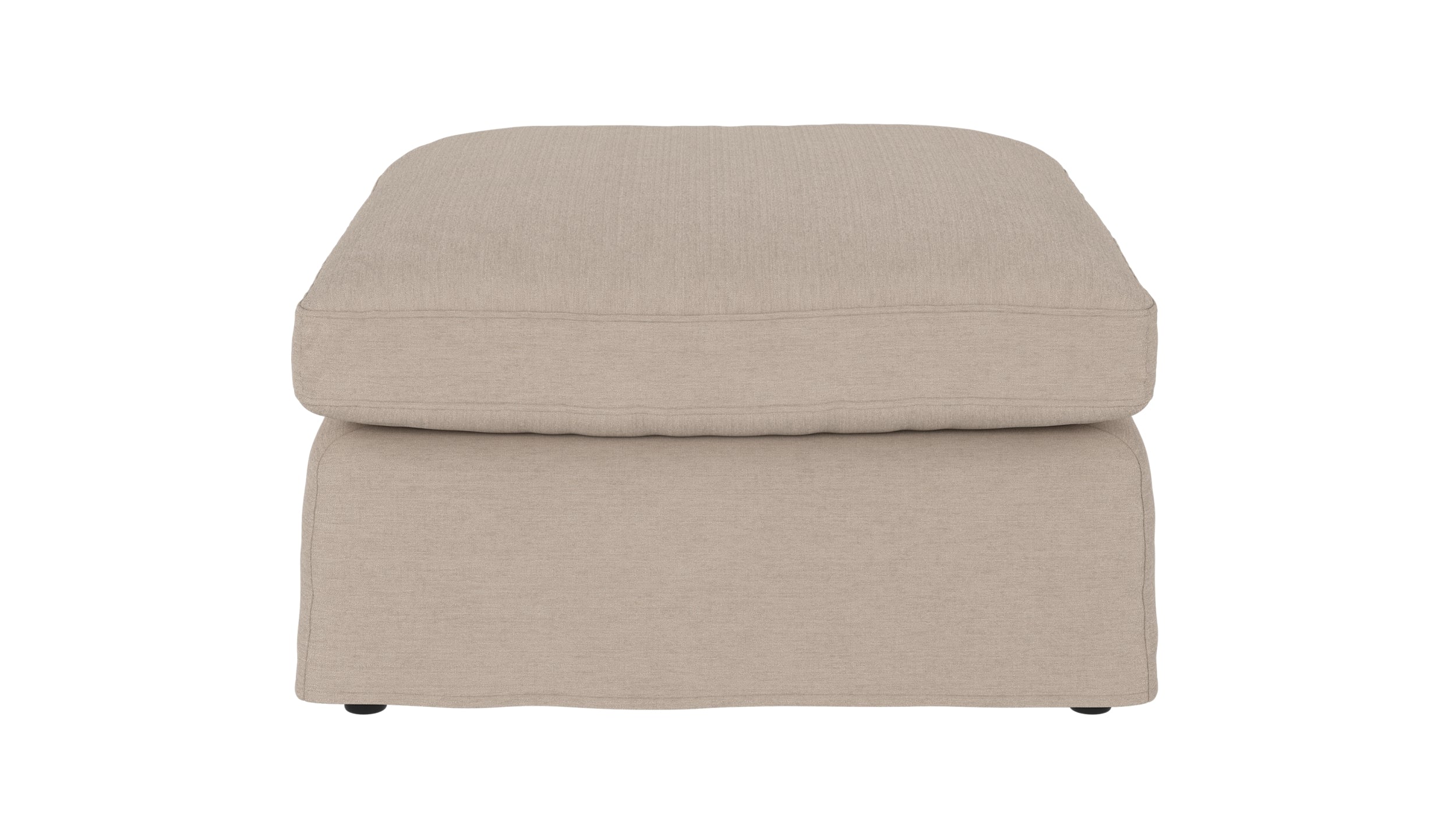 Peyton Footstool – Beige – Default Title – 1