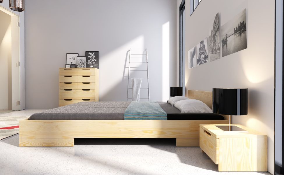 SPECTRUM Pine Bed