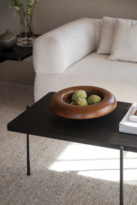 SHELTON Coffee Table 95CM & 145CM – Medium – 145 x 60 cm / black oiled ash/black metal – 4