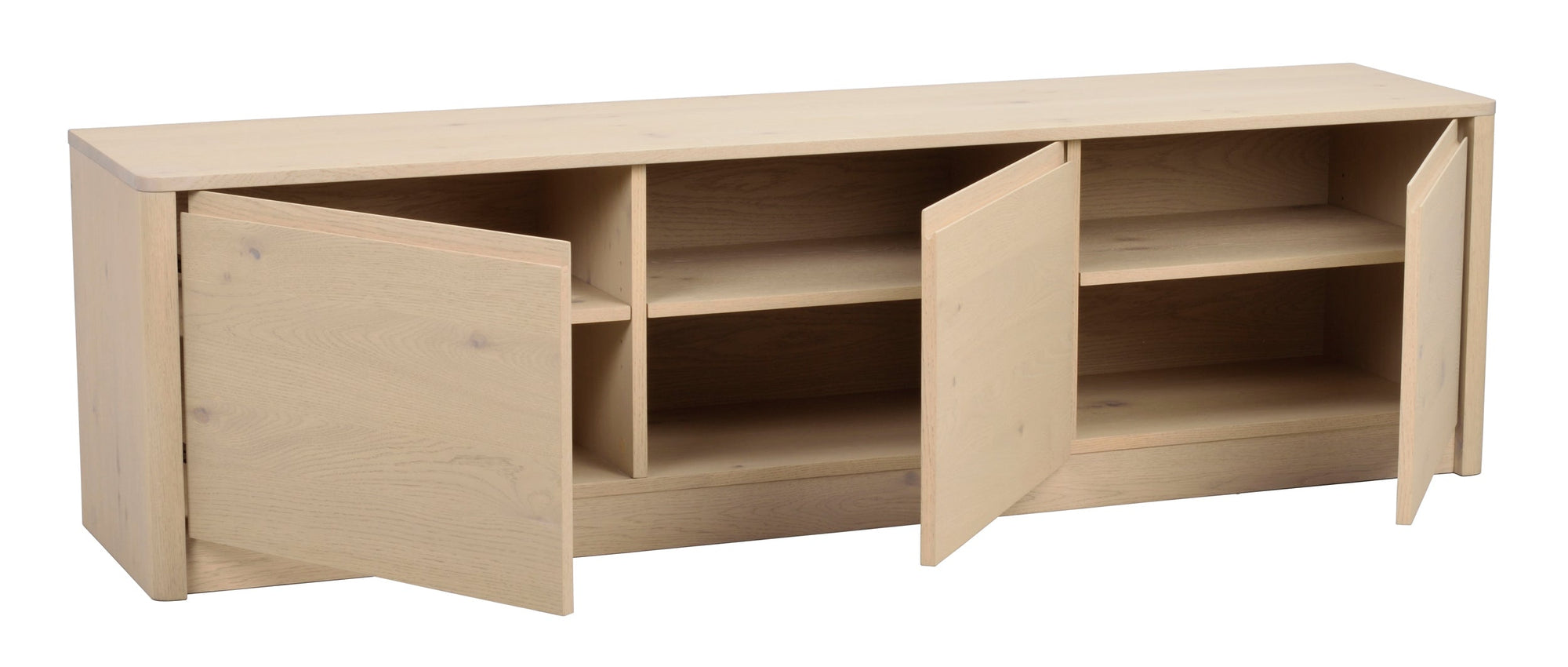 Melstone Low Sideboard 180 x 50 cm – Whitewash Oak – 7