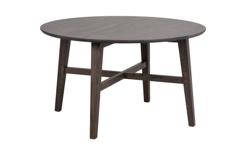FILIPPA Round Coffee Table 90CM – Dark Brown Oak – 6