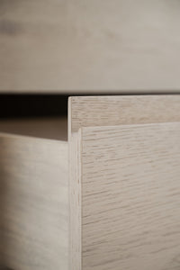 Melstone Chest of Drawers 110 cm – Whitewash Oak – 4