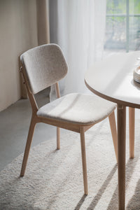 Barrett Dining Chair (Set of 2) – Whitewash Oak / Light Beige – 4