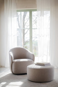 Joplin Pouffe Ø70 cm – Light Beige – Default Title – 3