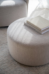 Joplin Pouffe Ø70 cm – Light Beige – Default Title – 2