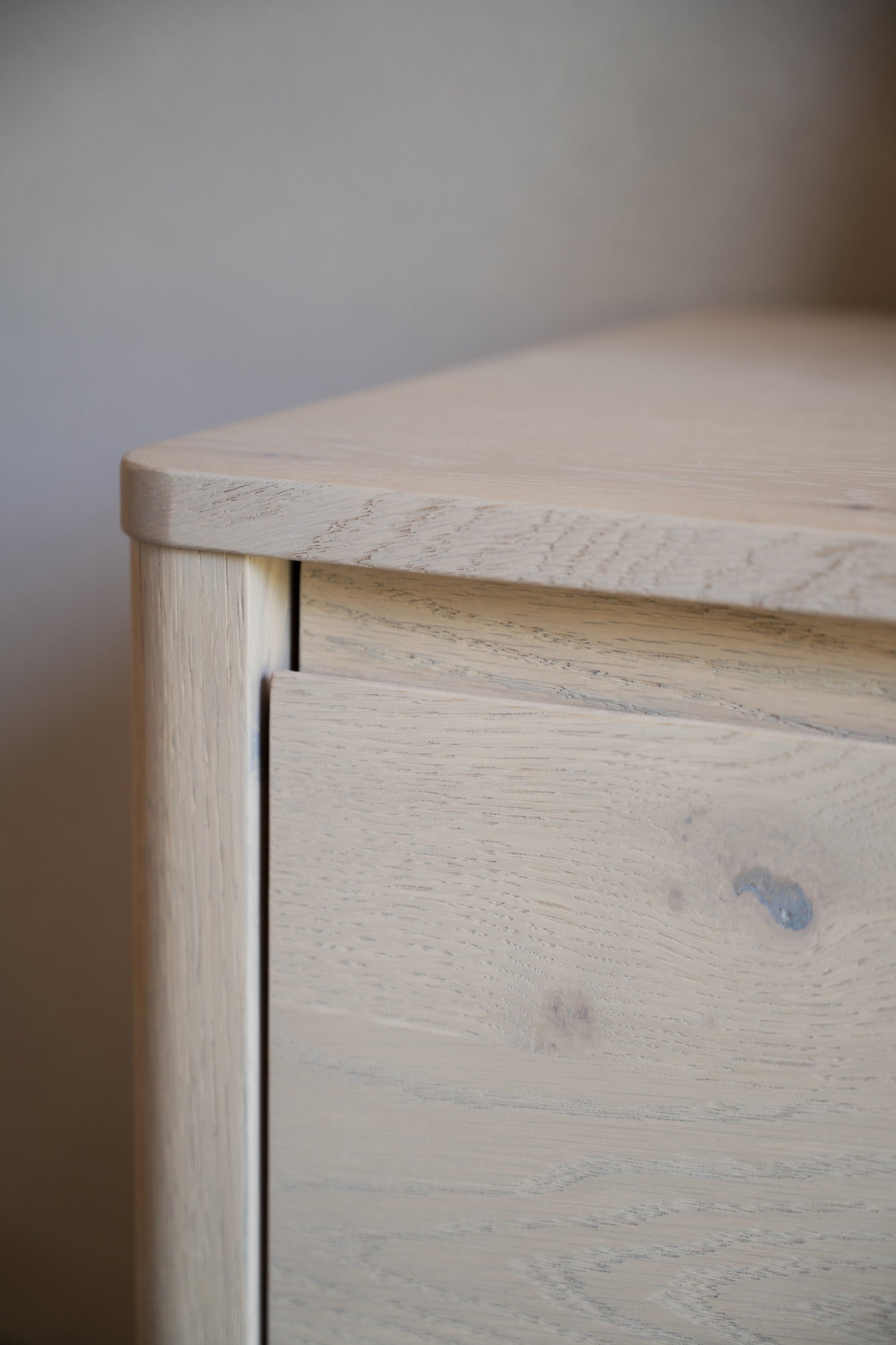 Melstone Low Sideboard 180 x 50 cm – Whitewash Oak – 4