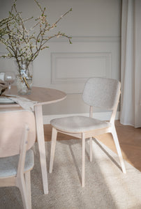 Barrett Dining Chair (Set of 2) – Whitewash Oak / Light Beige – 2