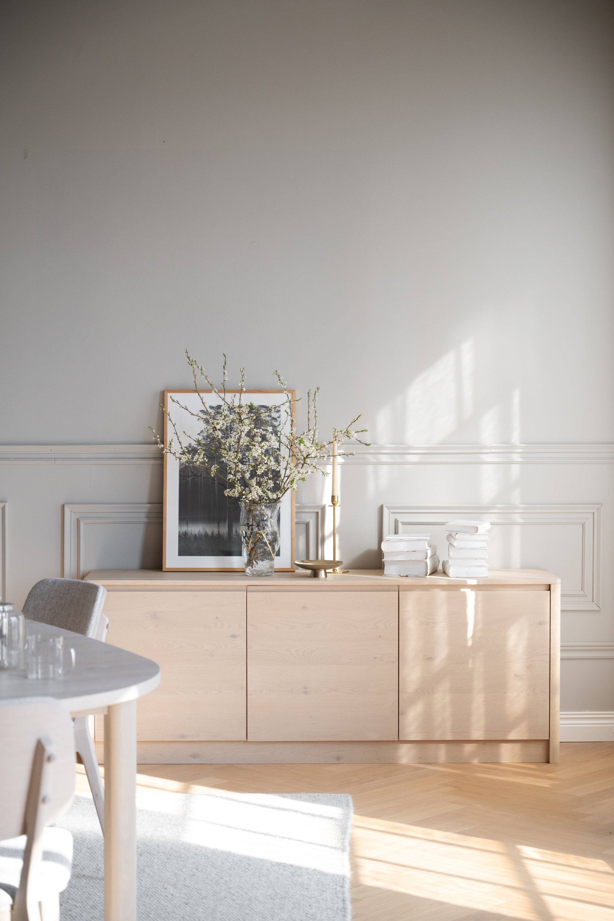 Melstone Sideboard 180 x 70 cm – Whitewash Oak – 2