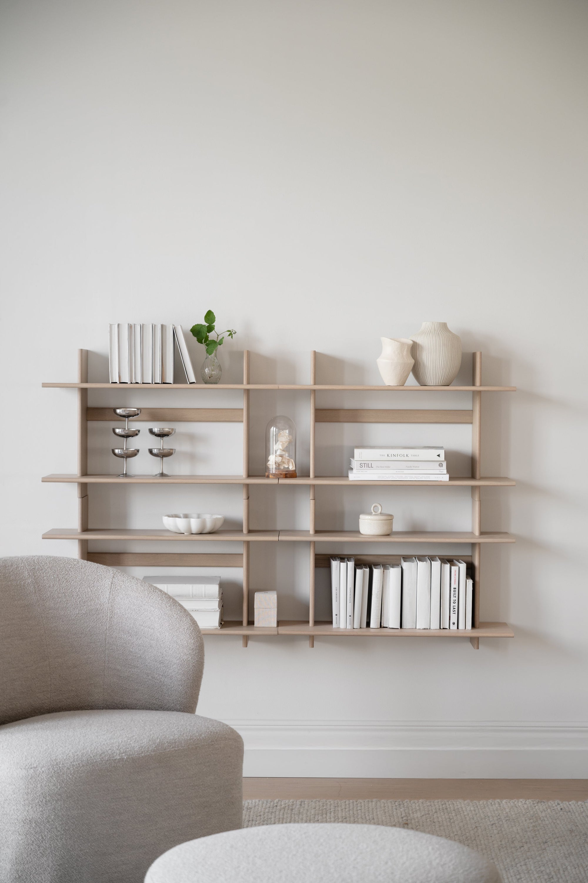 Westlock Wall Shelf 75 x 48 cm – Whitewash Oak – 4