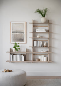 Westlock Wall Shelf 75 x 48 cm – Whitewash Oak – 3