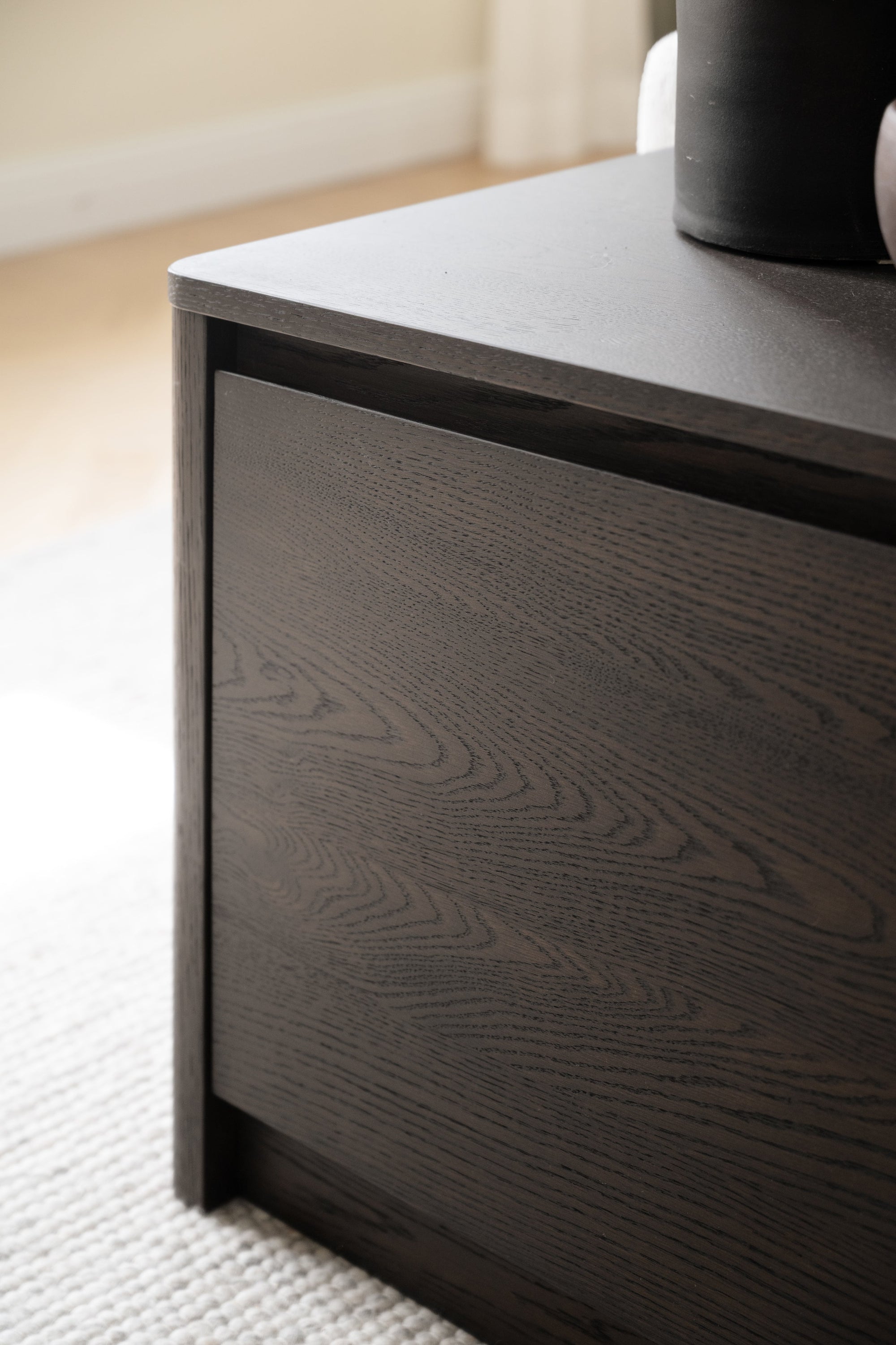 Melstone Low Sideboard 180 x 50 cm – Brown Oak – 5