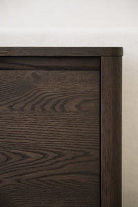 Melstone Low Sideboard 180 x 50 cm – Brown Oak – 6