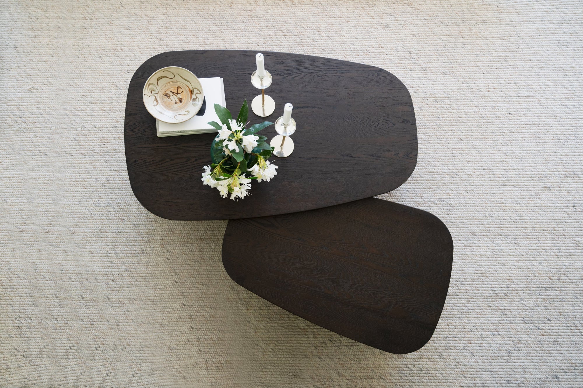 Billings Coffee Table 89 x 59 cm – Brown Oak – 4
