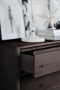 Melstone Chest of Drawers 110 cm – Brown Oak – 4