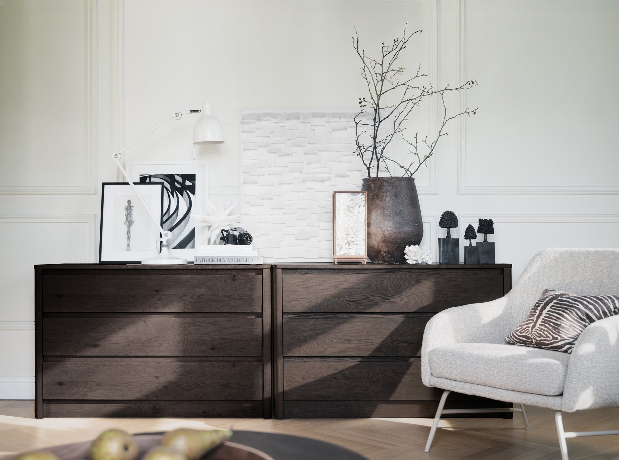Melstone Chest of Drawers 110 cm – Brown Oak – 3