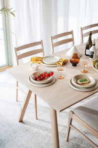 Clapperton Extendable Dining Table 220 x 95 cm – Whitewash Oak – 4