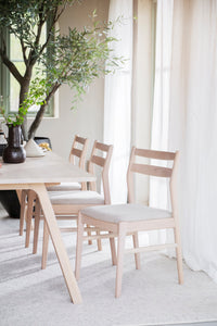 Kerwin Dining Chair (Set of 2) – Whitewash Oak / Light Beige – 2