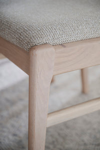 Kerwin Dining Chair (Set of 2) – Whitewash Oak / Light Beige – 5