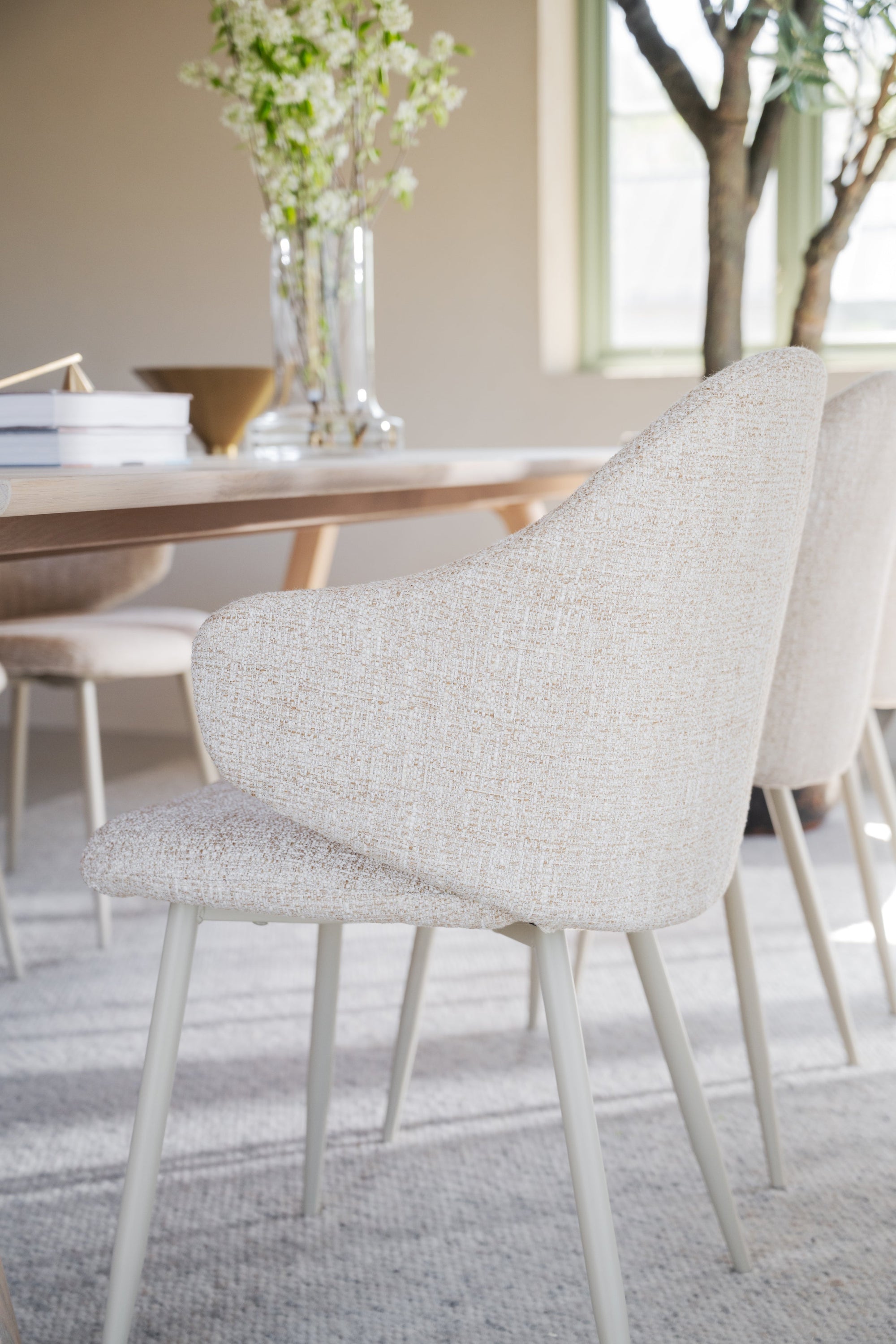 Drake Dining Armchair – Light Beige (Set of 2) – Default Title – 3