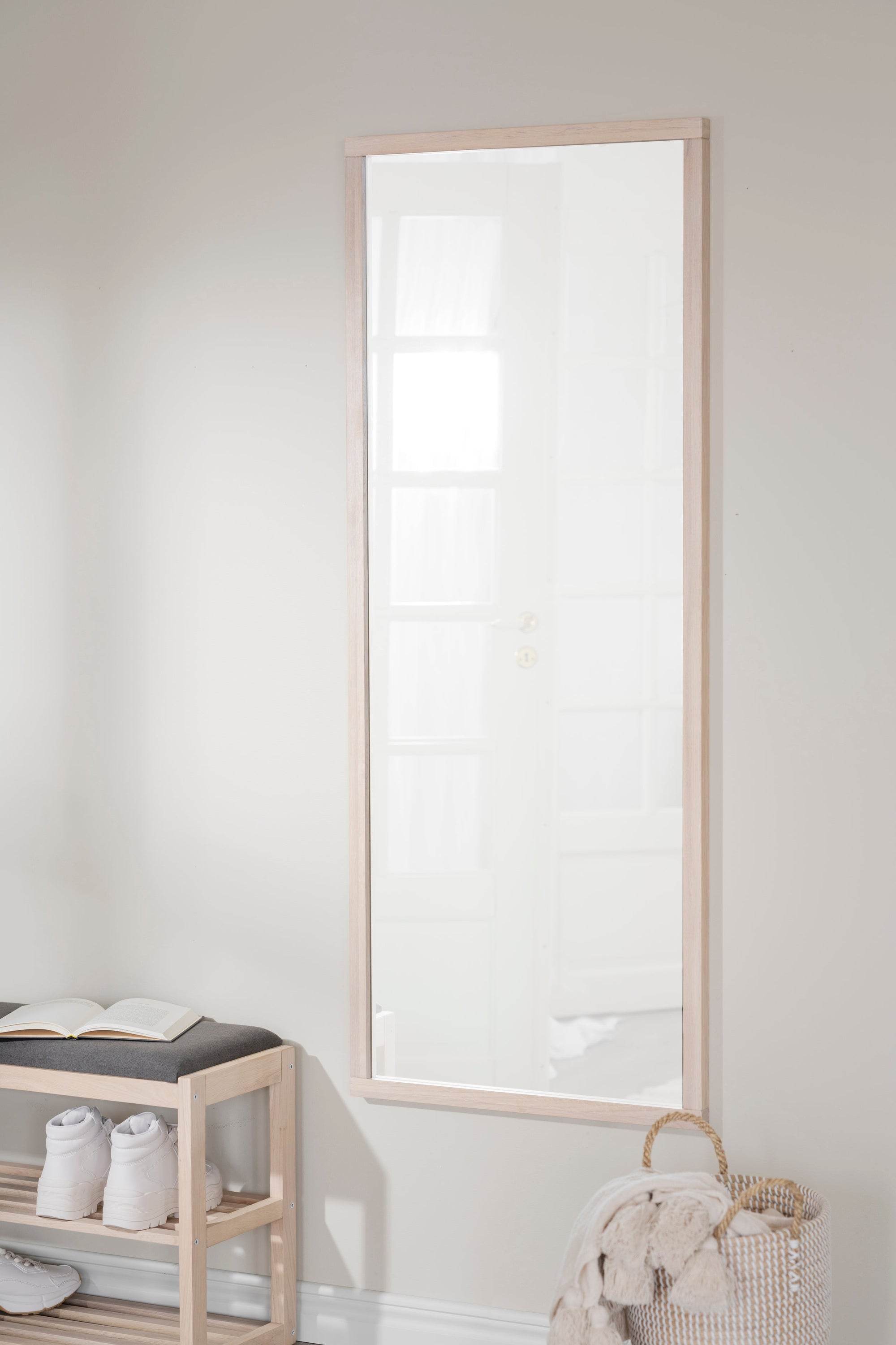 Confetti Mirror 150 x 60 cm – Whitewash Oak – 2