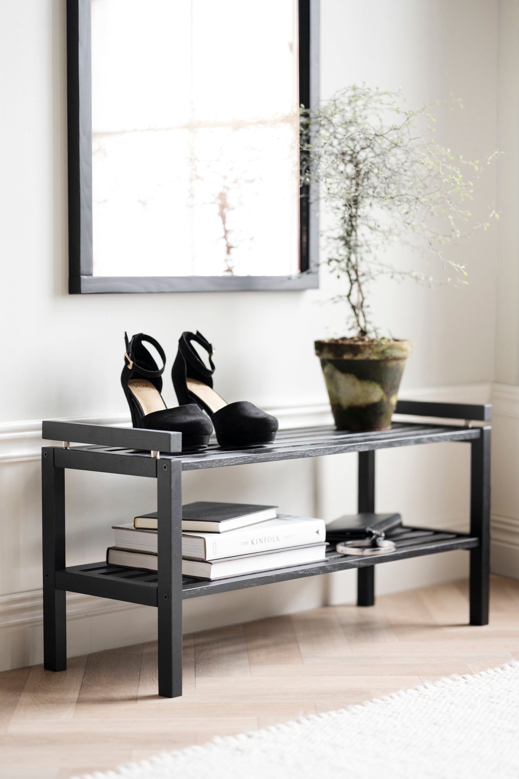 CONFETTI Shoe Rack – Black – 2