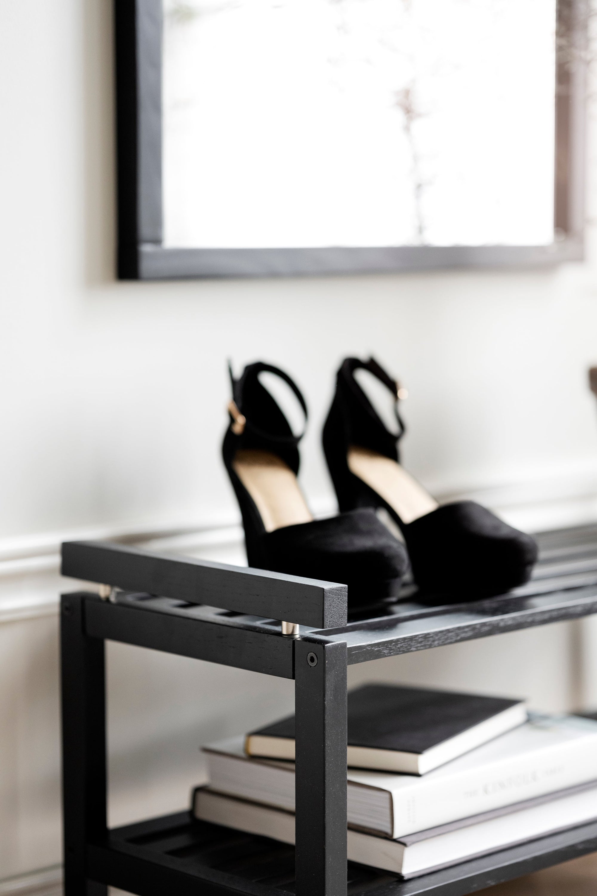 CONFETTI Shoe Rack – Black – 4