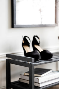 CONFETTI Shoe Rack – Black – 4