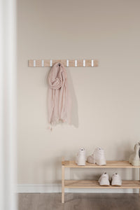 Confetti Hook Rail 70 cm – Whitewash Oak – 2