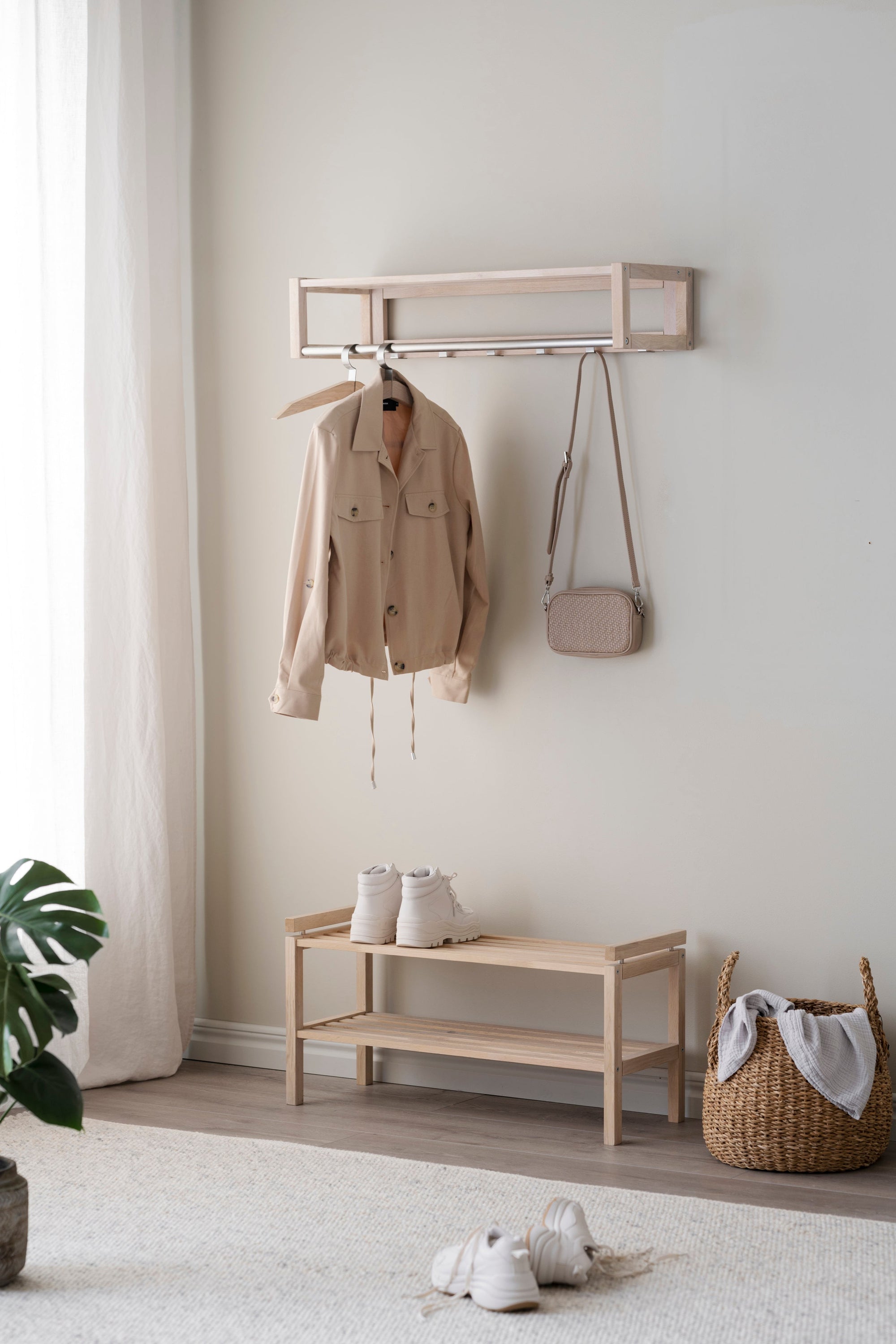 CONFETTI Wood Hatrack 80CM – Whitewash oak – 3