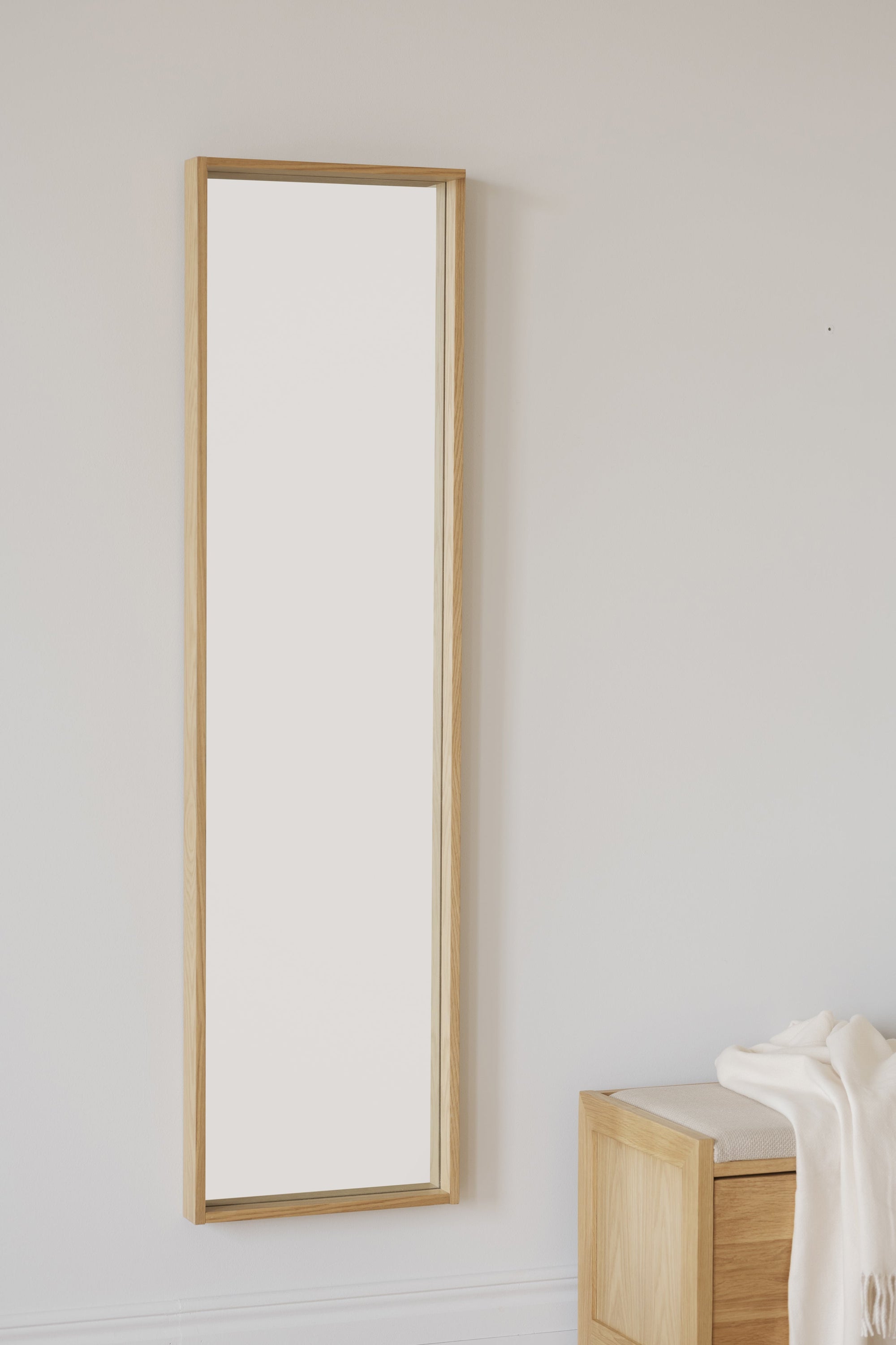 Hillmond Full-Length Mirror 40 x 150 cm – Oak – 2