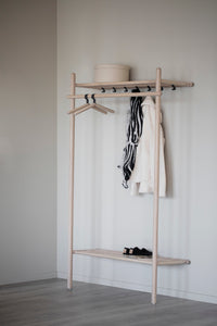 MILFORD Clothes Hanger – Whitewashed oak – 2
