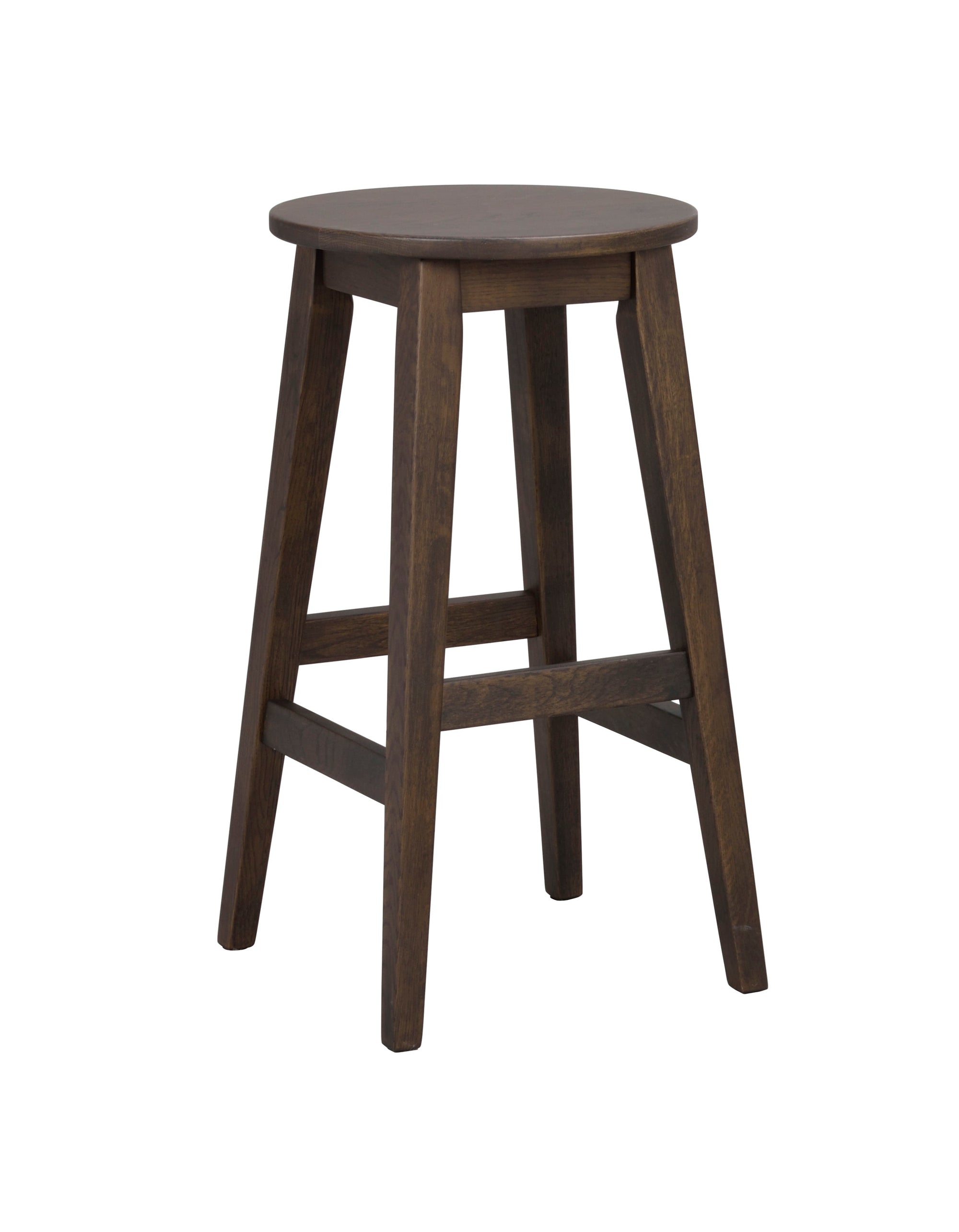 AUSTIN Set of 2 Bar Chairs – brown oak – 6
