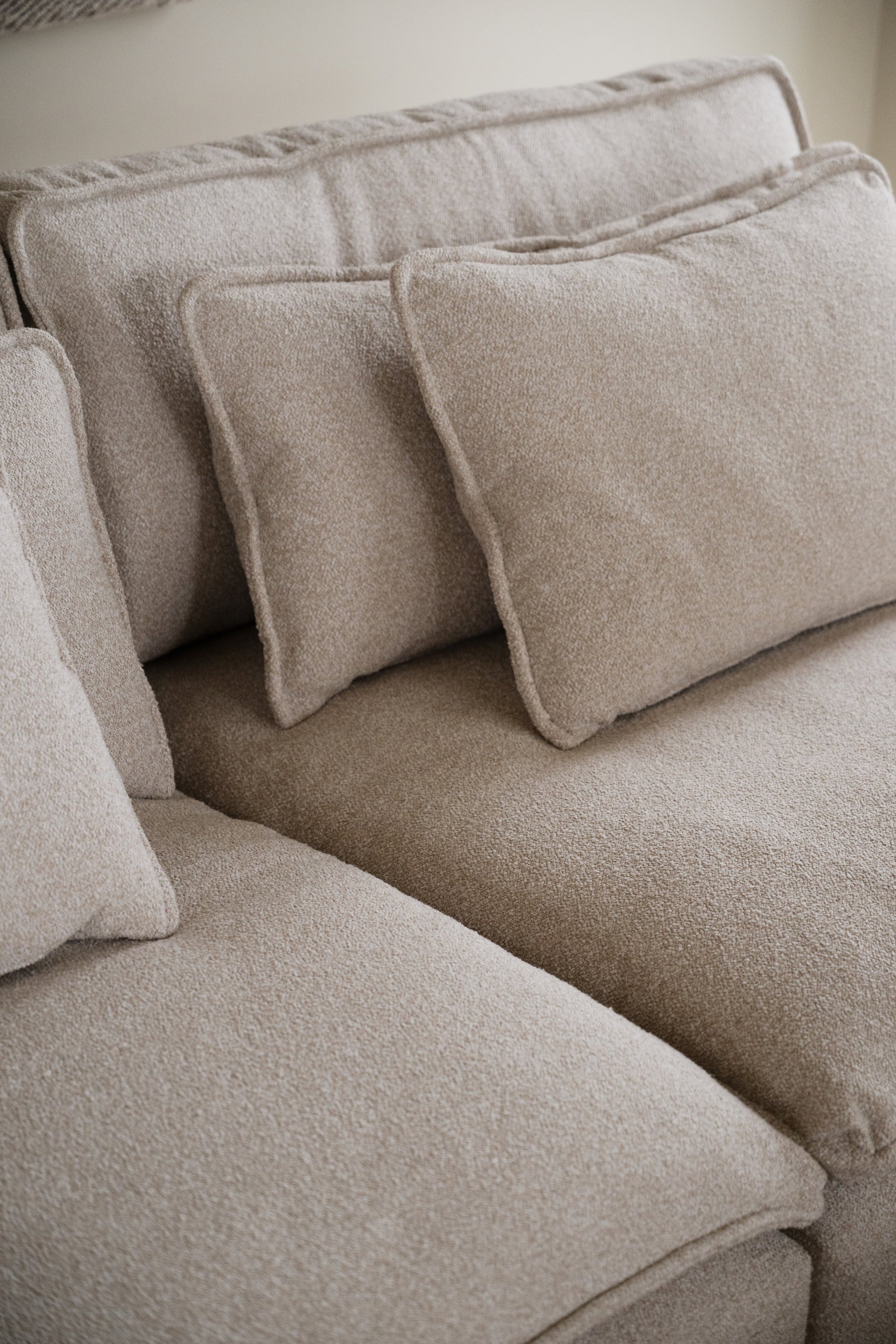 Rawlins Maxi 3-Seater Sofa – Light Beige – 4