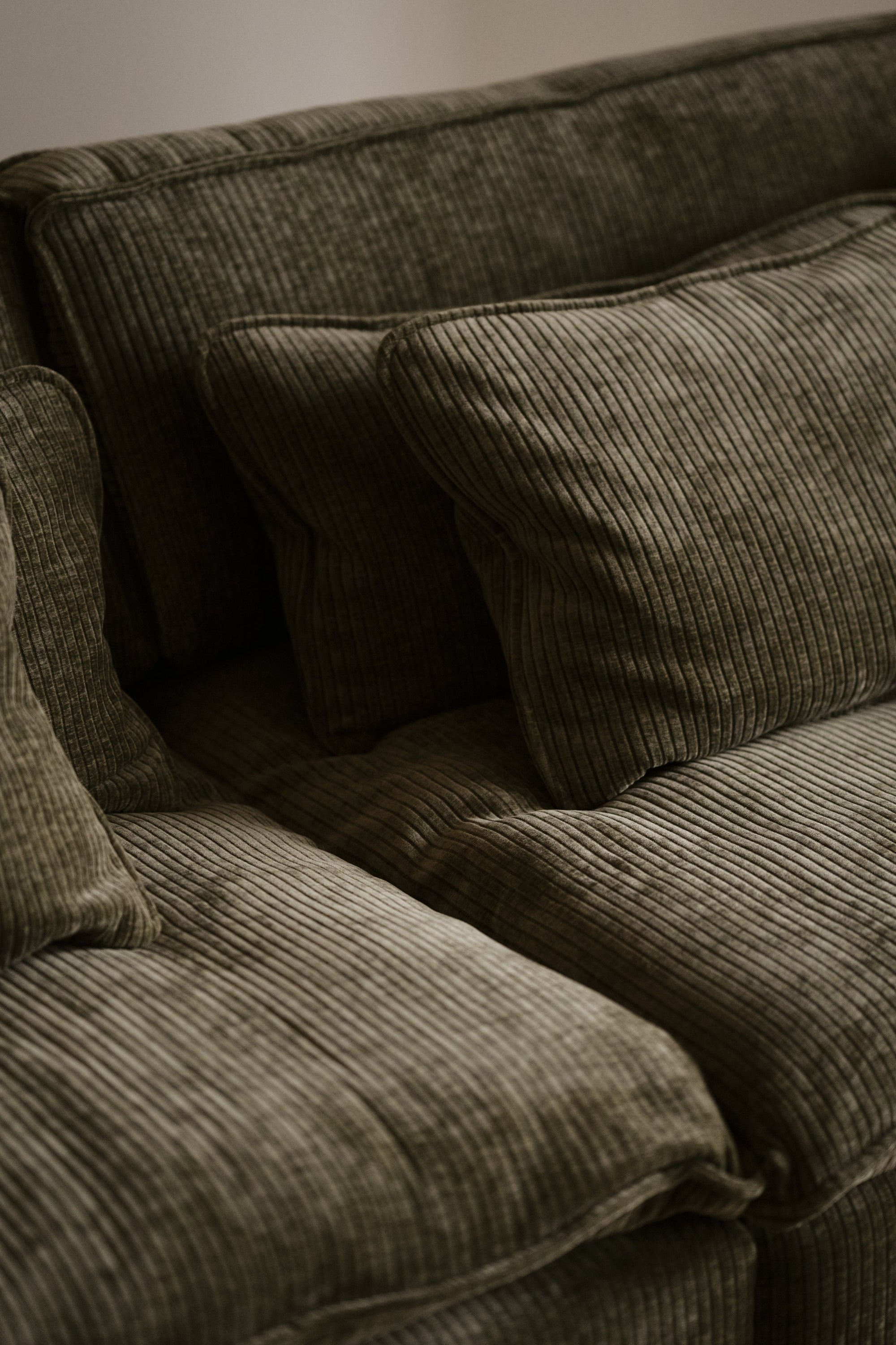 Rawlins Maxi 3-Seater Sofa – Green Corduroy – 5
